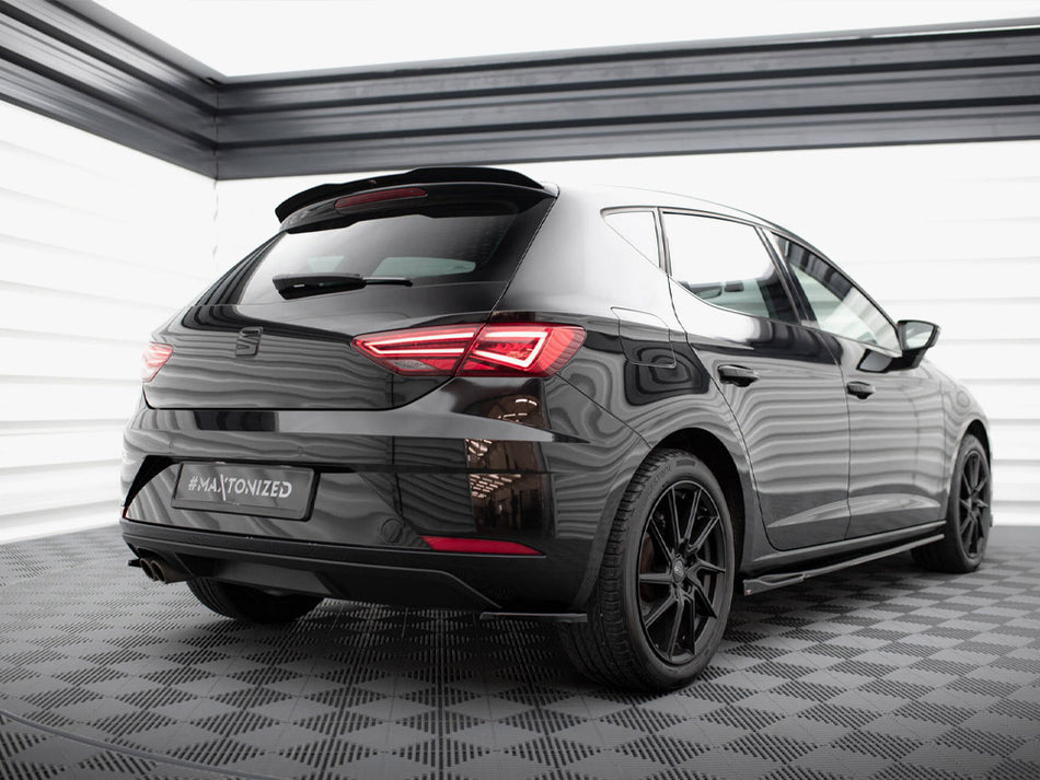 Maxton Design Rear Side Splitters V.1 Seat Leon Hatchback Mk3 Facelift - SE-LE-3F-RSD1G - Image 2