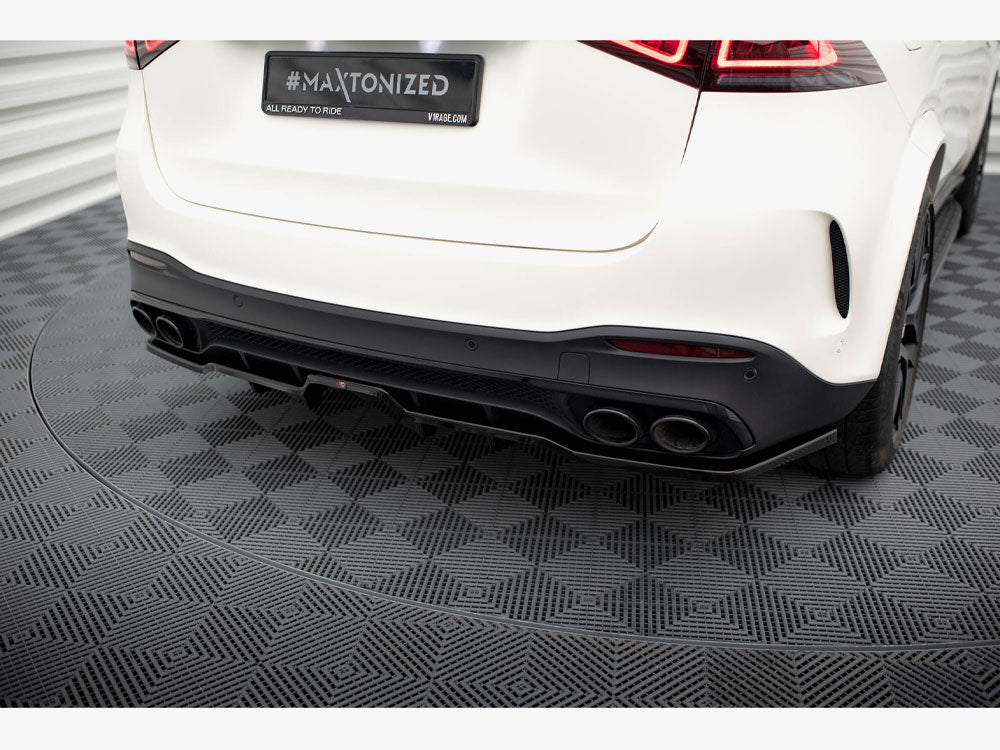 Maxton Design Rear Splitter (Vertical Bars) Mercedes-AMG GLE 53 / 63 W167 / W167 Facelift - ME-GLE-X167-53-RD1G+RD2G - Image 3