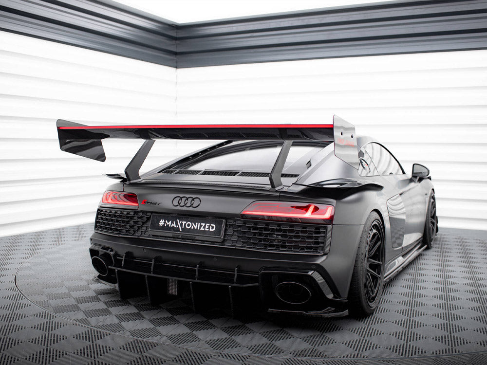 Maxton Design Carbon Spoiler + LED Audi R8 Mk2 - CF-AU-R8-2F-WING4-245-P+LED - Image 5