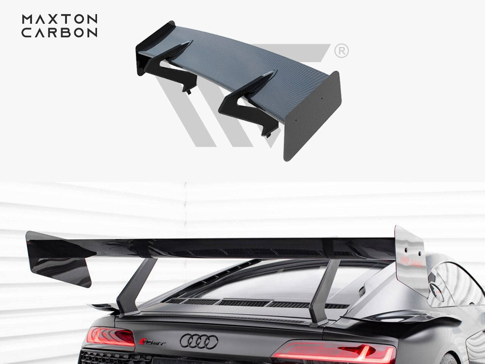 Maxton Design Carbon Spoiler Audi R8 Mk2 - CF-AU-R8-2F-WING4-245-P - Image 1
