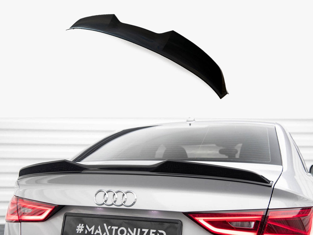 Maxton Design Spoiler CAP 3D Audi A3 / A3 S-Line / S3 Sedan 8V - AU-A3-8V-CAP3D1G - Image 1