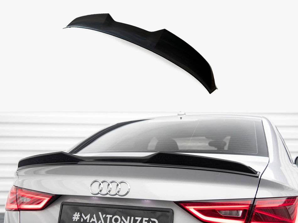 Maxton Design Spoiler CAP 3D Audi A3 / A3 S-Line / S3 Sedan 8V - AU-A3-8V-CAP3D1G - Image 1