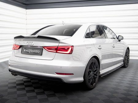 Maxton Design Spoiler CAP 3D Audi A3 / A3 S-Line / S3 Sedan 8V - AU-A3-8V-CAP3D1G - Image 2