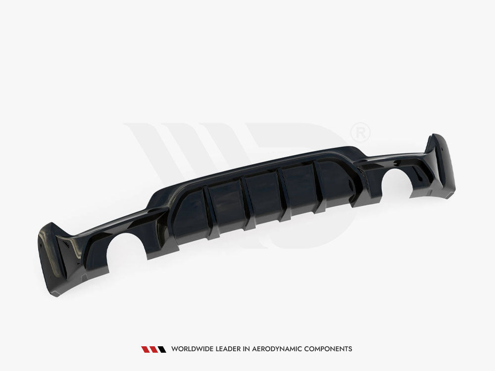 Maxton Design Rear Valance BMW 4 Coupe / Gran Coupe / Cabrio M-Pack F32 / F36 / F33 (Version with single exhausts on both sides) - BM-4-F32-MPACK-RS1GO_O - Image 5