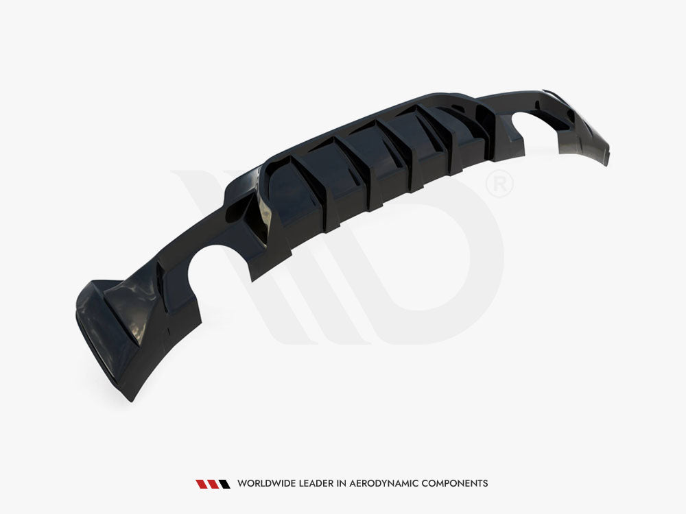 Rear Valance BMW 4 Coupe / Gran Coupe / Cabrio M-Pack F32 / F36 / F33 (Version with single exhausts on both sides)