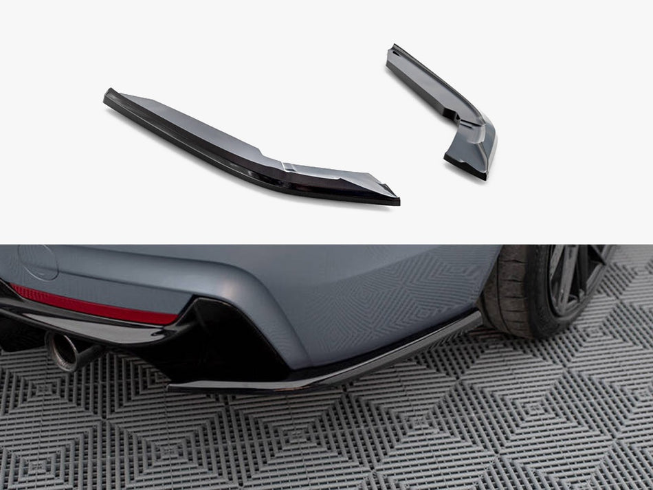 Maxton Design Rear Side Splitters V.4 BMW 4 Coupe / Gran Coupe M-Sport F32 / F36 - BM-4-F32-MPACK-RSD4G - Image 1