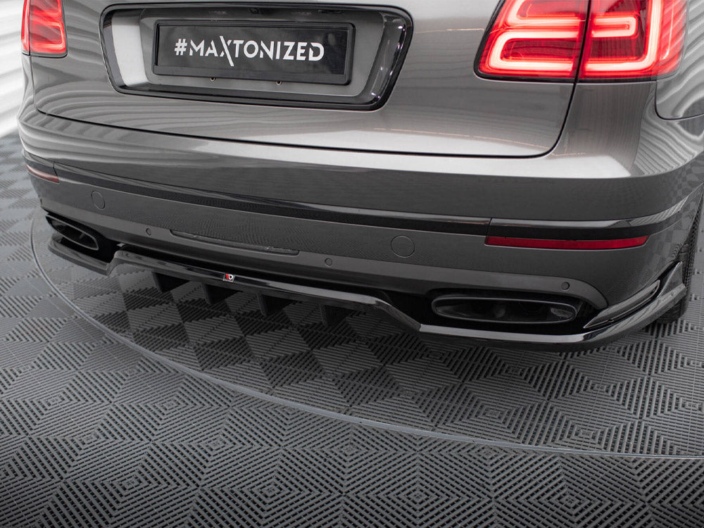 Maxton Design Central Rear Splitter (Vertical Bars) Bentley Bentayga Mk1 - BE-BE-1-RD1G+RD2G - Image 3