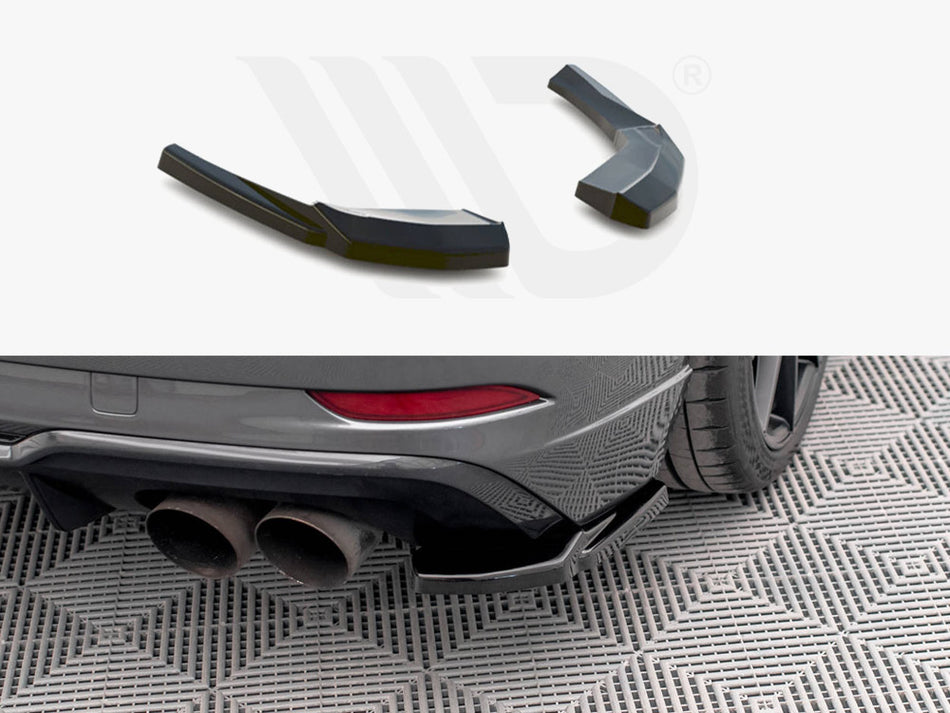 MAXTON DESIGN Rear Side Splitters V.1 Audi S3 Sportback 8V Facelift