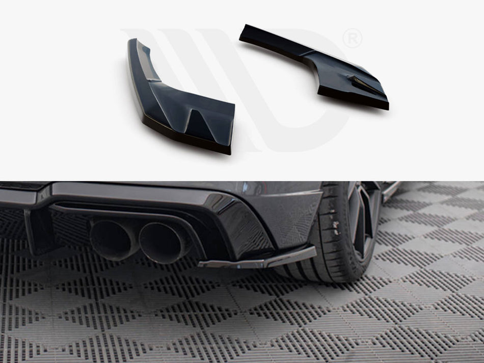 MAXTON DESIGN Rear Side Splitters V.2 Audi S3 / A3 S-Line Sportback 8V Facelift