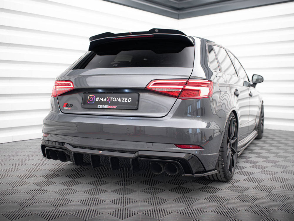 Maxton Design Rear Side Splitters V.2 Audi S3 / A3 S-Line Sportback 8V Facelift - AU-S3-3F-SB-RSD2G - Image 2