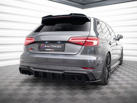 Maxton Design Rear Side Splitters V.2 Audi S3 / A3 S-Line Sportback 8V Facelift - AU-S3-3F-SB-RSD2G - Image 2