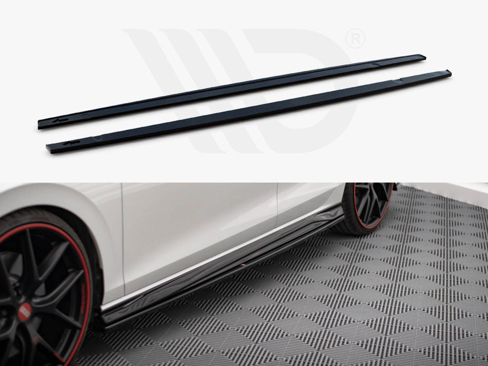 MAXTON DESIGN Side Skirts Diffusers V.4 Volkswagen Golf GTI / GTE / GTI Clubsport / GTD/ R-Line Mk8
