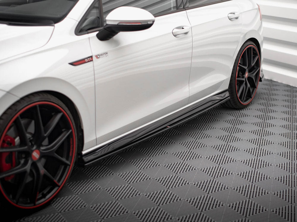 Side Skirts Diffusers V.4 Volkswagen Golf GTI / GTE / GTI Clubsport / GTD/ R-Line Mk8