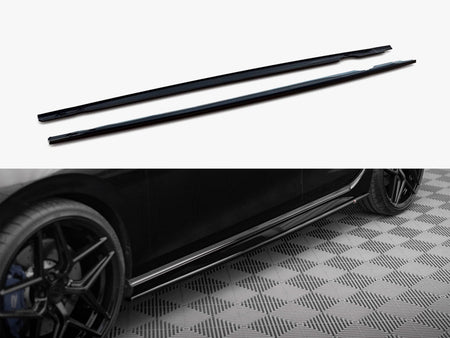 Maxton Design Side Skirts Diffusers V.3 Volkswagen Golf R Mk8 - VW-GO-8-R-SD3G - Image 1
