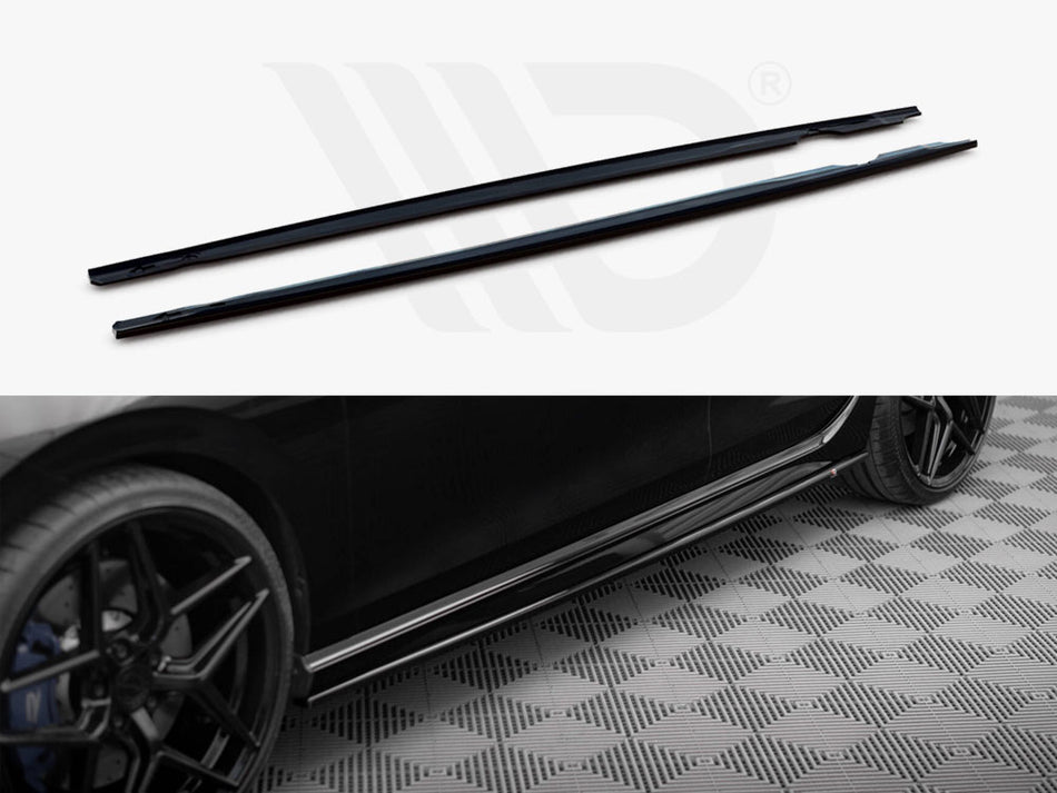 MAXTON DESIGN Side Skirts Diffusers V.3 Volkswagen Golf R Mk8