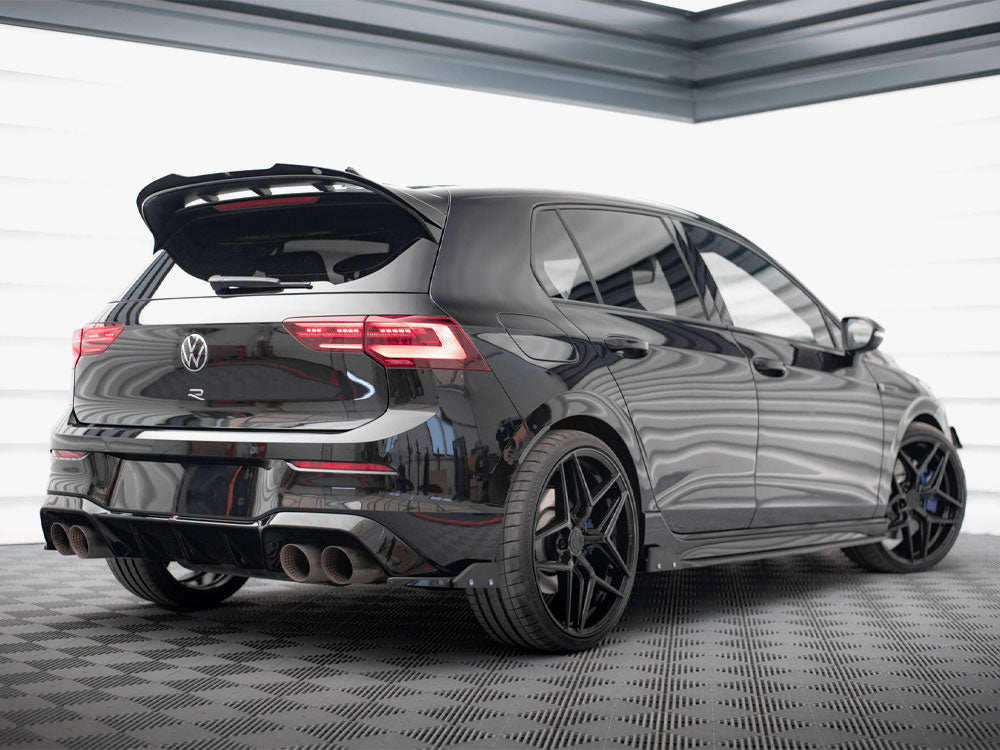 Maxton Design Rear Side Splitters V.5 + Flaps Volkswagen Golf R Mk8 - VW-GO-8-R-RSD5G+RSF1B - Image 2
