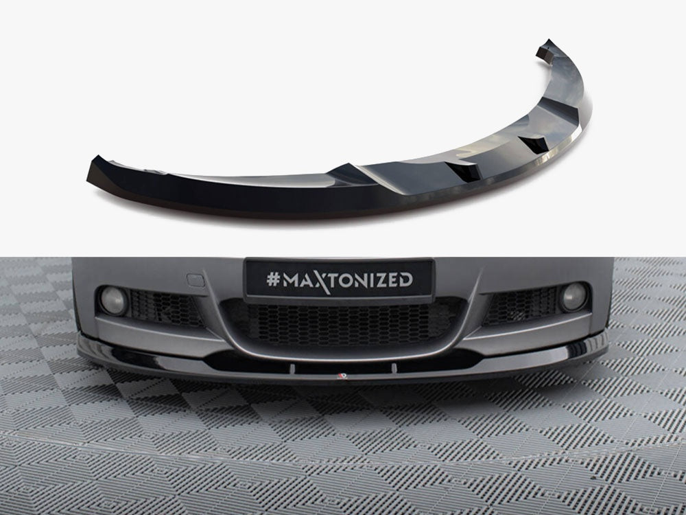 Maxton Design Front Splitter V.2 BMW 1 M-Pack E82 - BM-1-82-MPACK-C-FD2G - Image 1