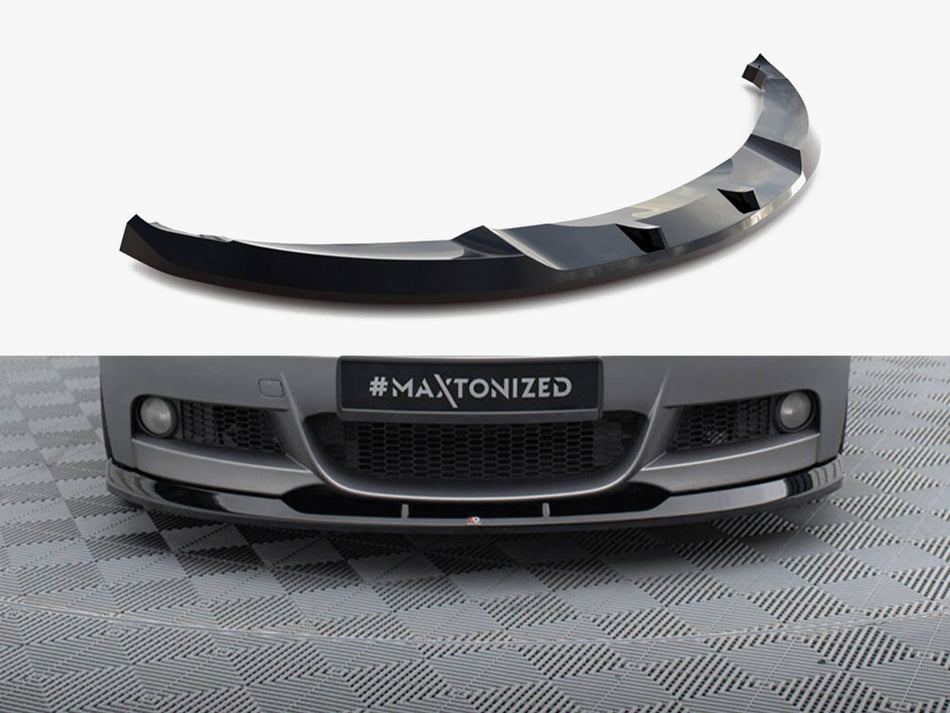 Maxton Design Front Splitter V.2 BMW 1 M-Pack E82 - BM-1-82-MPACK-C-FD2G - Image 1