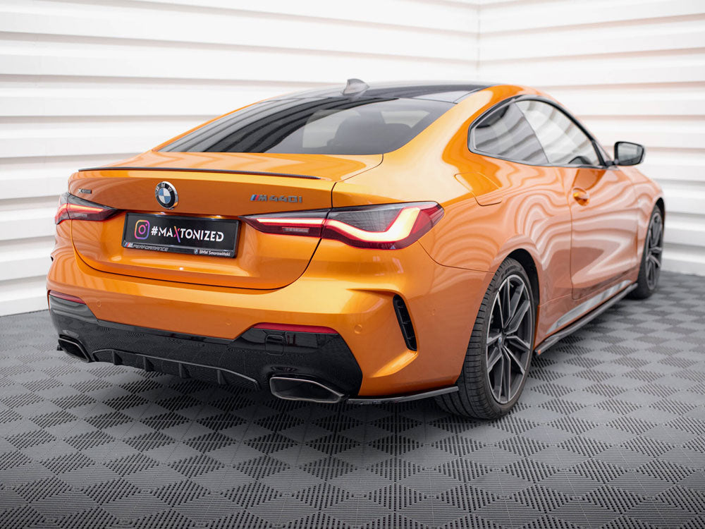 Maxton Design Rear Side Splitters V.1 BMW 4 M440i G22 / G23 / G22 Facelift / G23 Facelift - BM-4-G22-MPACK-RSD3G - Image 2