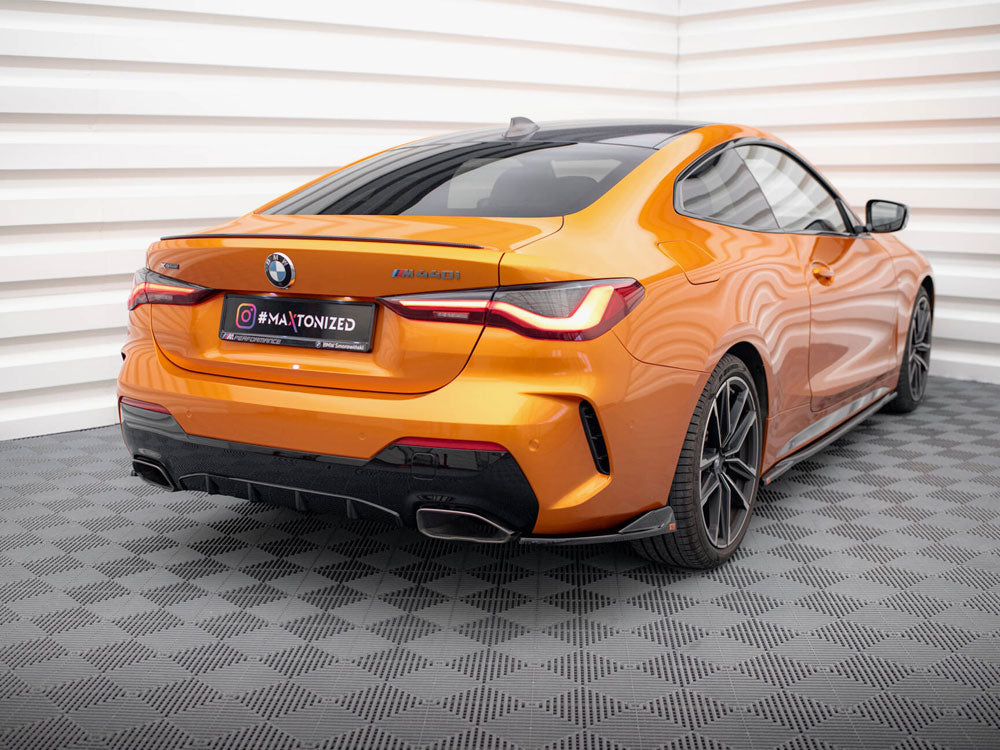 Maxton Design Rear Side Splitters V.2 BMW 4 M440i G22 / G23 / G22 Facelift / G23 Facelift - BM-4-G22-MPACK-RSD4G - Image 2