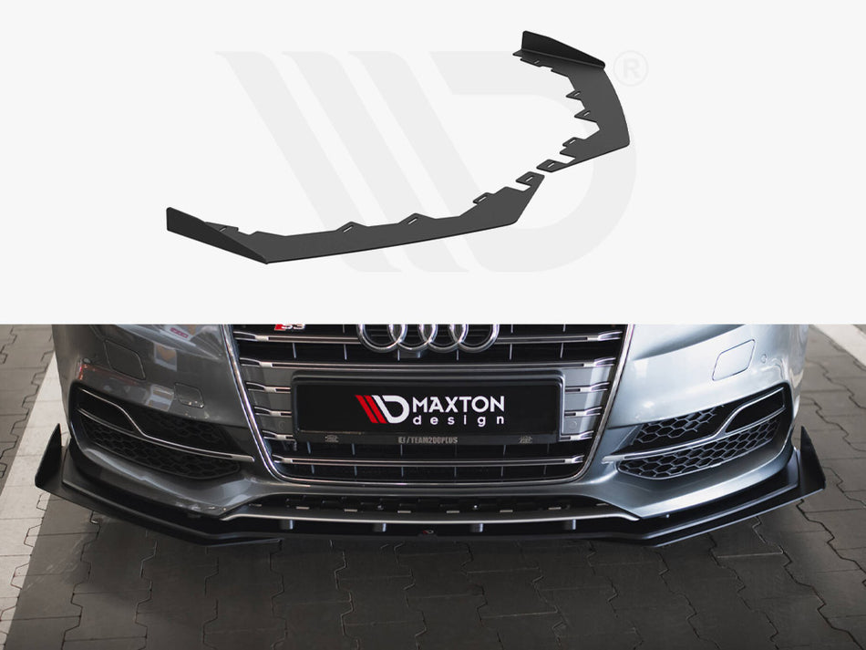 MAXTON DESIGN Front Flaps Audi S3 / A3 S-Line Sedan 8V