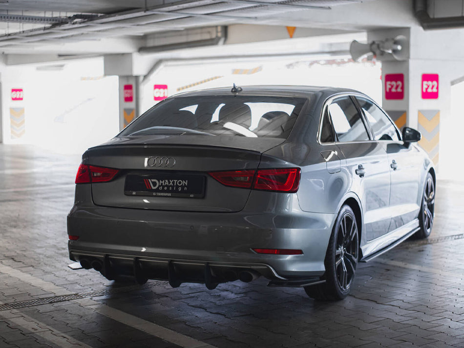 Maxton Design Street PRO Rear Diffuser Audi S3 Sedan 8V - AUS33SCNC-RS1B - Image 2