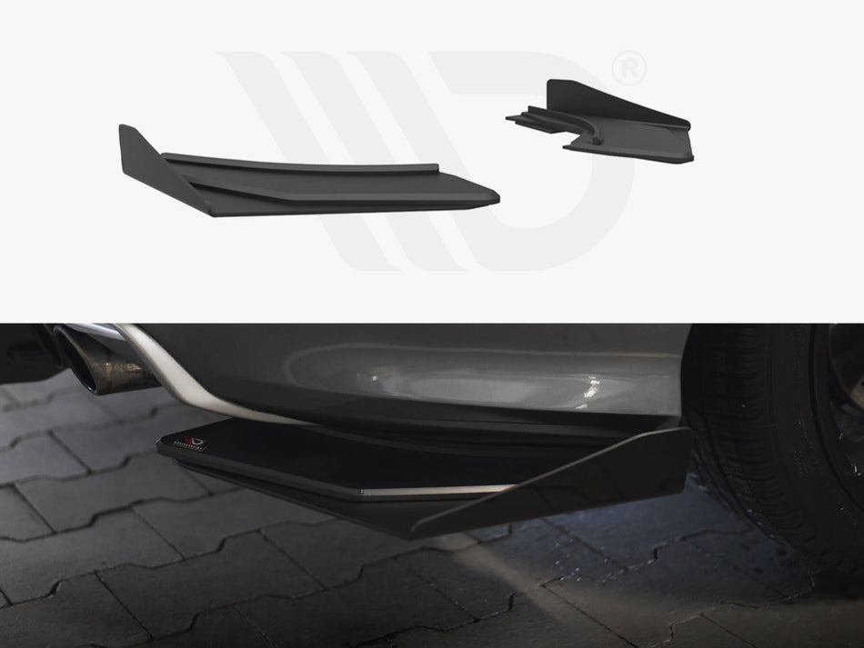 MAXTON DESIGN Street Pro Rear Side Splitters + Flaps Audi S3 Sedan 8V
