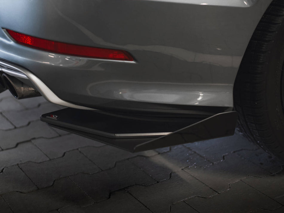 Street Pro Rear Side Splitters + Flaps Audi S3 Sedan 8V