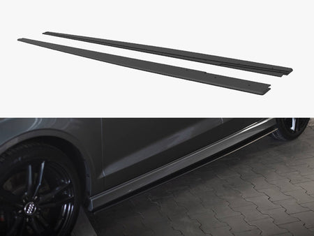 Street PRO Side Skirts Diffusers Audi S3 / A3 S-Line Sedan 8V