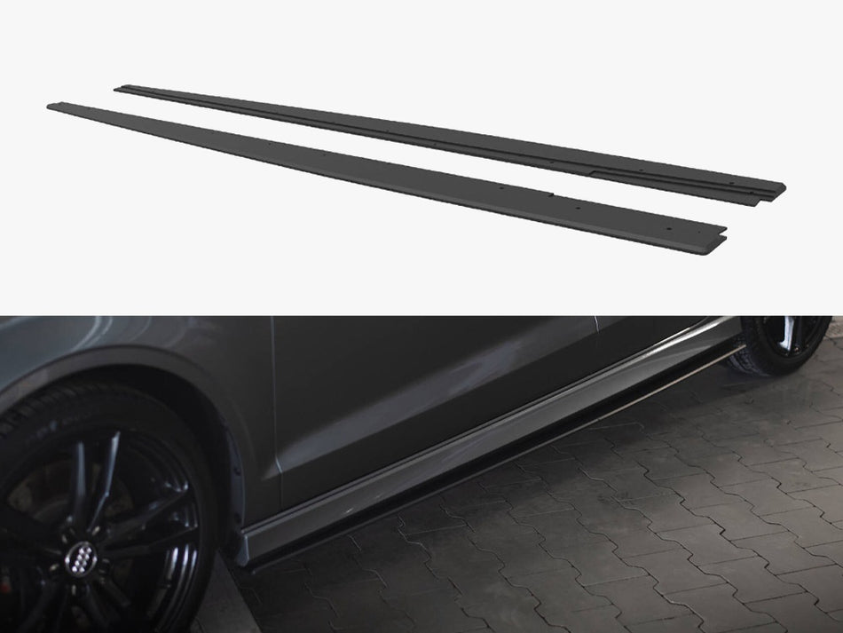 Street PRO Side Skirts Diffusers Audi S3 / A3 S-Line Sedan 8V