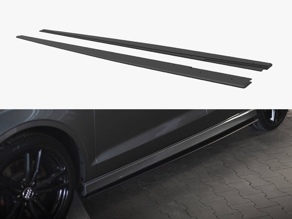 Maxton Design Street PRO Side Skirts Diffusers Audi S3 / A3 S-Line Sedan 8V - AUS33SCNC-SD1B - Image 1