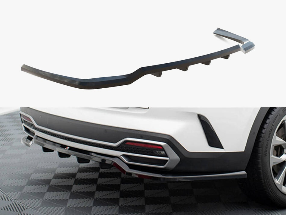 Maxton Design Central Rear Splitter (Vertical Bars) Kia Sorento Mk4 - KI-SO-4-RD1G+RD2G - Image 1