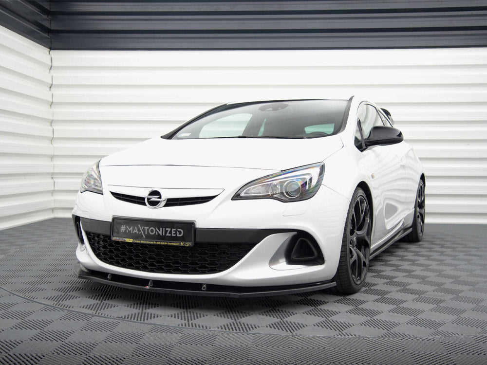 Maxton Design Front Splitter V.1 Opel Astra J OPC / VXR - OP-AS-4-OPC-FD1G - Image 2