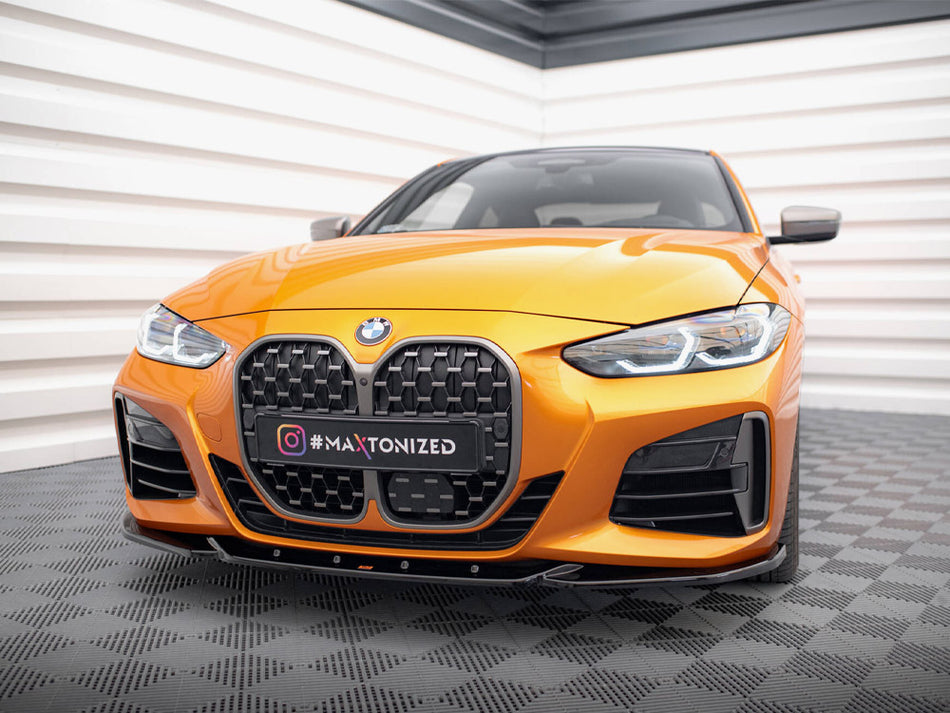 Maxton Design Front Splitter V.4 BMW 4 M-Pack / M440i G22 / G23 / G22 Facelift / G23 Facelift - BM-4-G22-MPACK-FD4G - Image 2