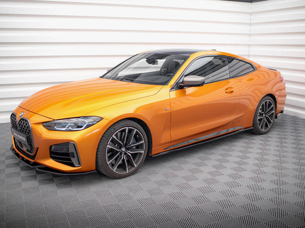 Maxton Design Side Skirts Diffusers V.3 BMW 4 M-Pack / M440i G22 / G23 / G22 Facelift / G23 Facelift - BM-4-G22-MPACK-SD3G - Image 2