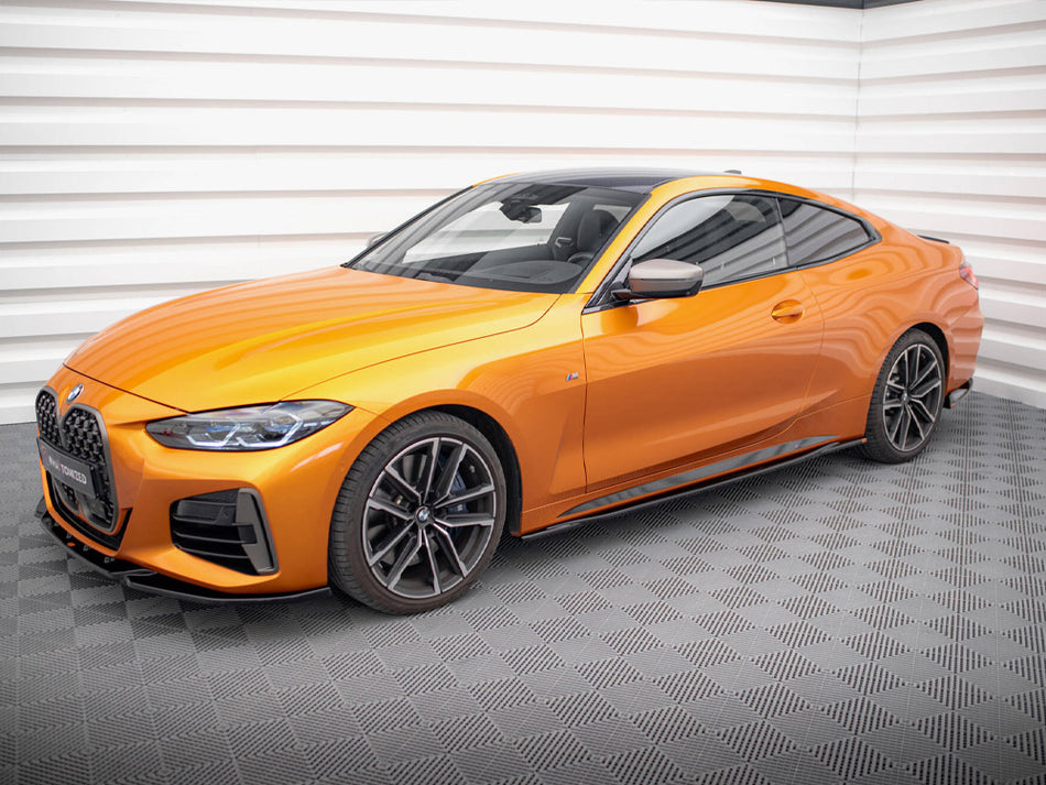 Maxton Design Side Skirts Diffusers V.3 BMW 4 M-Pack / M440i G22 / G23 / G22 Facelift / G23 Facelift - BM-4-G22-MPACK-SD3G - Image 2