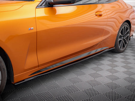 Maxton Design Side Skirts Diffusers V.3 BMW 4 M-Pack / M440i G22 / G23 / G22 Facelift / G23 Facelift - BM-4-G22-MPACK-SD3G - Image 3