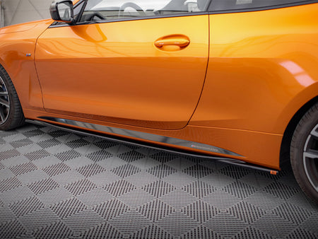 Maxton Design Side Skirts Diffusers V.3 BMW 4 M-Pack / M440i G22 / G23 / G22 Facelift / G23 Facelift - BM-4-G22-MPACK-SD3G - Image 4