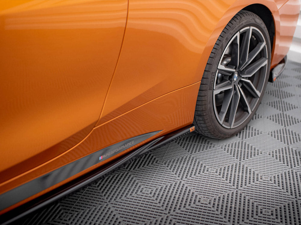 Maxton Design Side Skirts Diffusers V.3 BMW 4 M-Pack / M440i G22 / G23 / G22 Facelift / G23 Facelift - BM-4-G22-MPACK-SD3G - Image 5