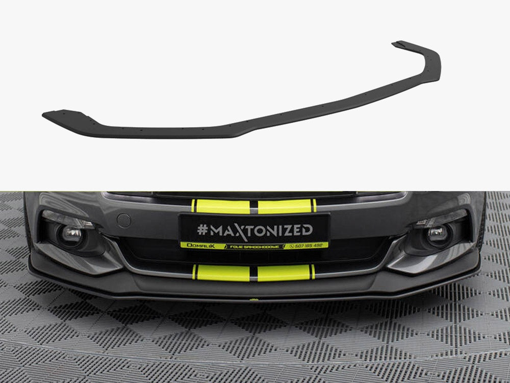Maxton Design Street PRO Front Splitter Ford Mustang GT Mk6 - FOMU6GTCNC-FD1B - Image 1