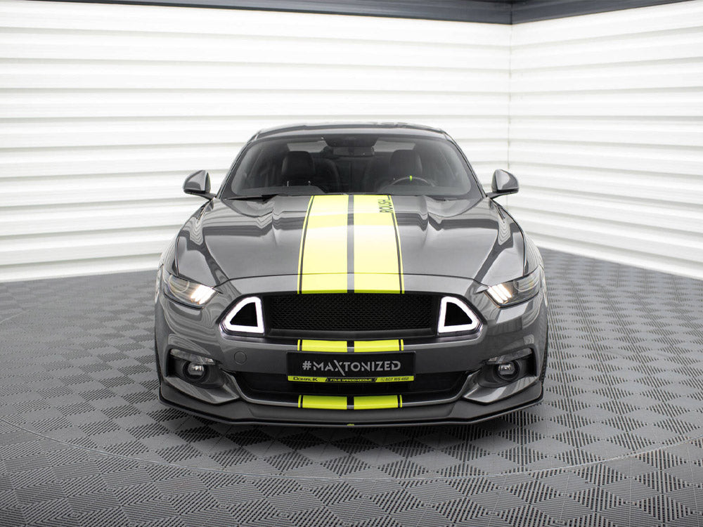 Maxton Design Street PRO Front Splitter Ford Mustang GT Mk6 - FOMU6GTCNC-FD1B - Image 3