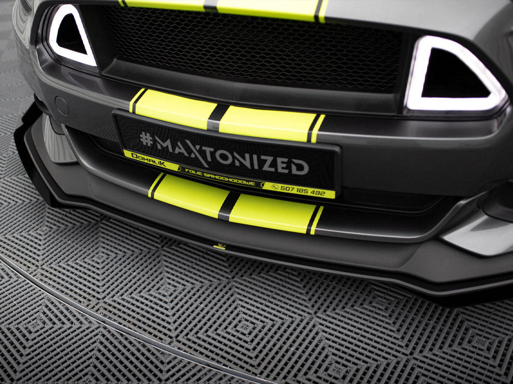 Maxton Design Street PRO Front Splitter + Flaps Ford Mustang GT Mk6 - FOMU6GTCNC-FD1B+FSF1G - Image 4