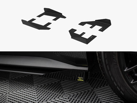 Maxton Design Side Flaps Ford Mustang GT Mk6 - FOMU6GTCNC-SF1G - Image 1