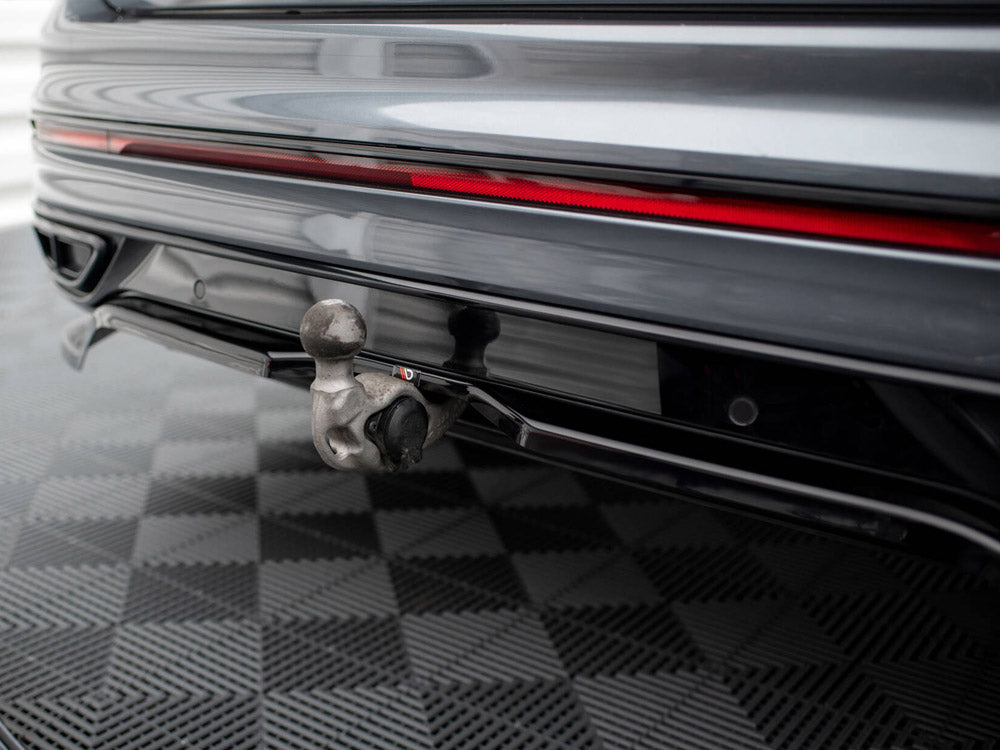 Maxton Design Rear Splitter (Vertical Bars) Volkswagen Tiguan Allspace R-Line Mk2 Facelift - VW-TI-2F-RLINE-LWB-RD1G+RD2G - Image 5