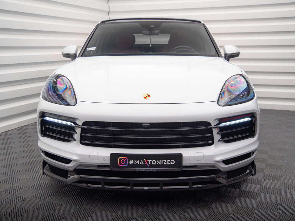 Maxton Design Front Splitter Porsche Cayenne Coupe / SUV Mk3 - PO-CAY-3-C-FD1G+FD1RG - Image 2