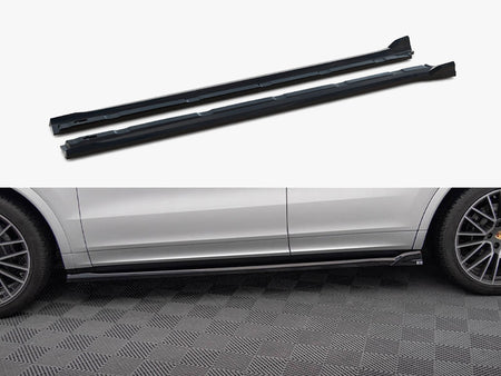 Maxton Design Side Skirts Diffusers Porsche Cayenne Coupe / SUV Mk3 - PO-CAY-3-C-SD1G - Image 1