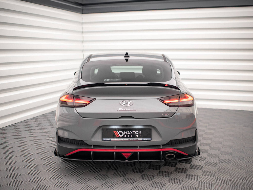Maxton Design Street PRO Rear Diffuser + Flaps Hyundai I30 Fastback N-Line Mk3 Facelift - HYI303FNLINEFBCNC-RS1B+RSF1G - Image 3