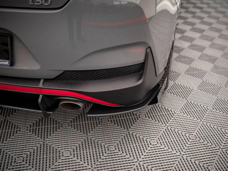 Maxton Design Street PRO Rear Diffuser + Flaps Hyundai I30 Fastback N-Line Mk3 Facelift - HYI303FNLINEFBCNC-RS1B+RSF1G - Image 7