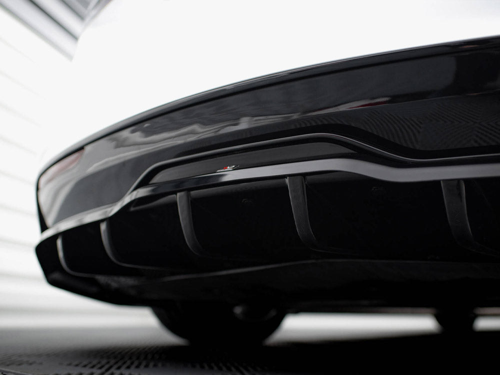 Maxton Design Rear Splitter (Vertical Bars) V.1 Tesla Model S Plaid Mk1 Facelift - TE-MODELS-1F2-PL-RD1G+RD3G - Image 5