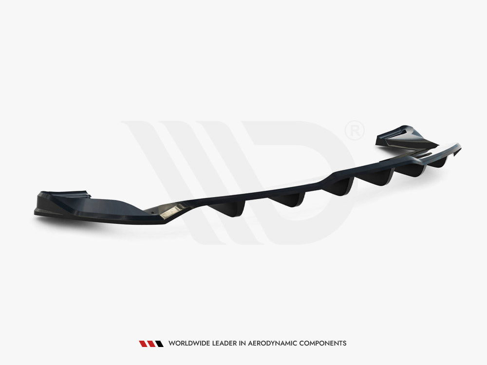 Maxton Design Rear Splitter (Vertical Bars) V.1 Tesla Model S Plaid Mk1 Facelift - TE-MODELS-1F2-PL-RD1G+RD3G - Image 6